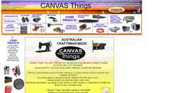 Desktop Screenshot of canvasthings.com.au